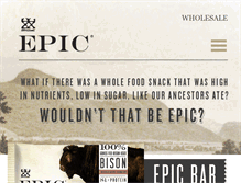 Tablet Screenshot of epicbar.com